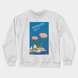 Bermuda travel poster Crewneck Sweatshirt